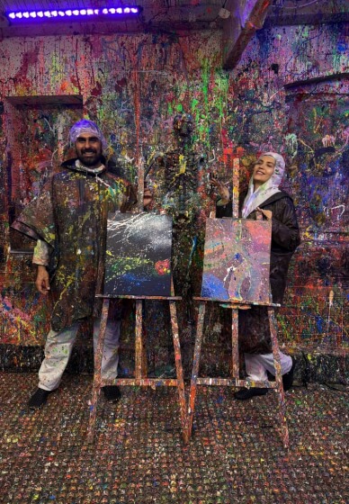 Classic Paint Splatter Session