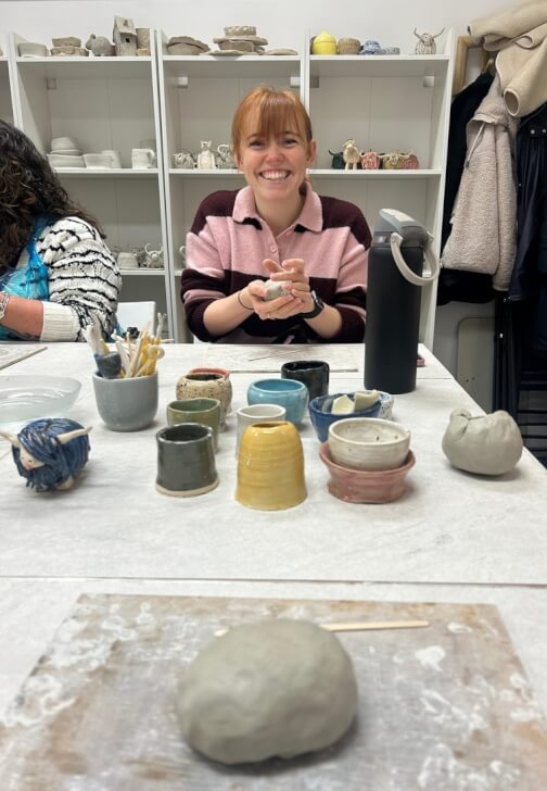 Pottery class in Kempston, East Midlands