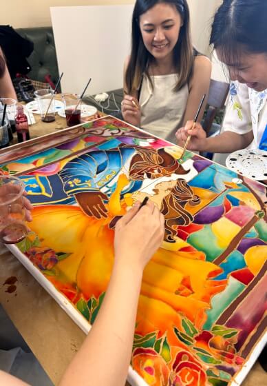 Collaborative Batik Art Experience