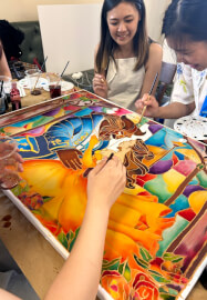 Collaborative Batik Art Experience