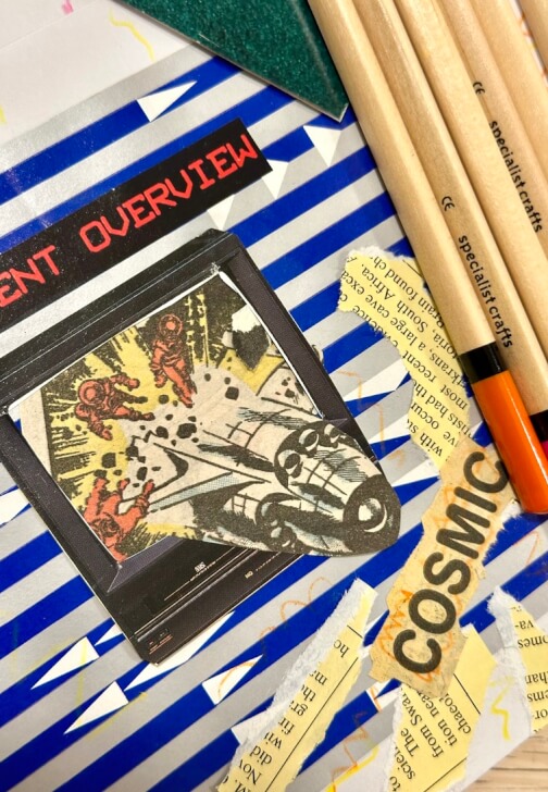 Photo from a paper Craft and Ink class in Granton