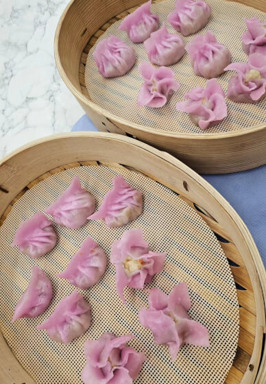 Colourful Vegan Steamed Dumplings Masterclass