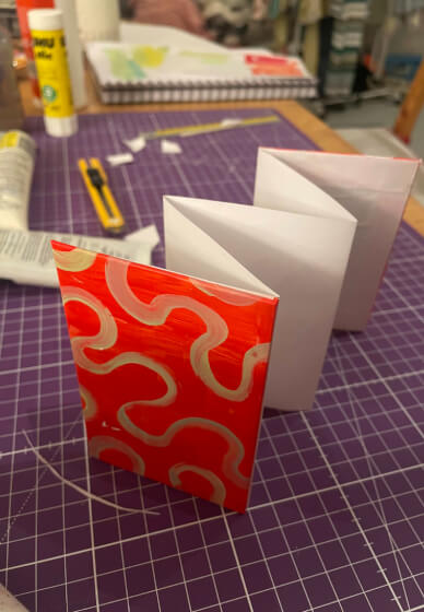 Concertina Art Book Making Class London | Gifts | ClassBento