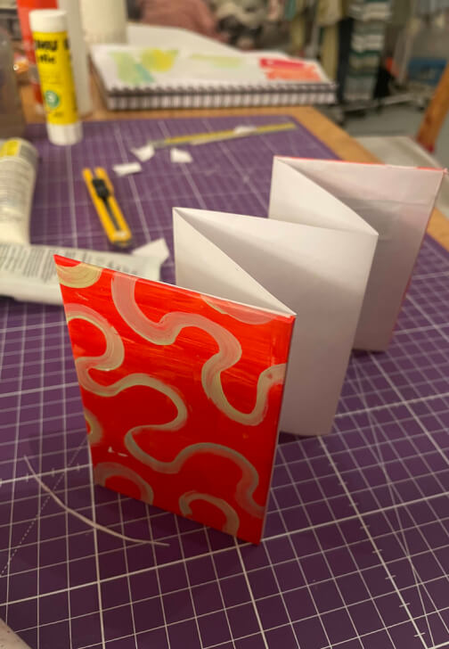 Photo from a paper Craft and Ink class in Holloway