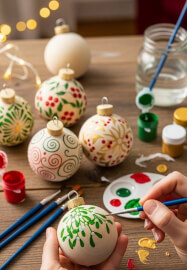 Corporate Christmas Bauble Painting Experience