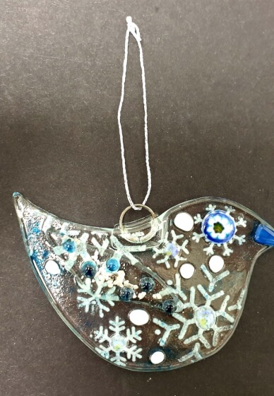 Four Winter Birds Fused Glass Workshop