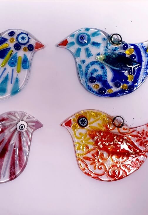 Glass and Mosaic class in Cragg Vale, Yorkshire