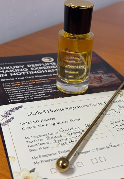 Perfume Making class in Nottingham