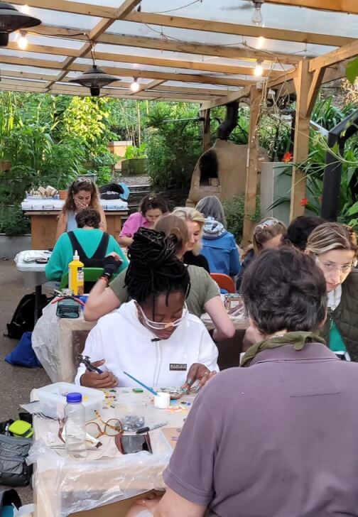 Glass and Mosaic class in Brixton Hill, London