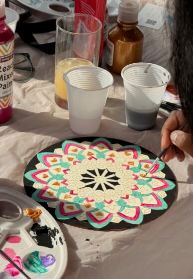 Diwali Rangoli Painting Experience