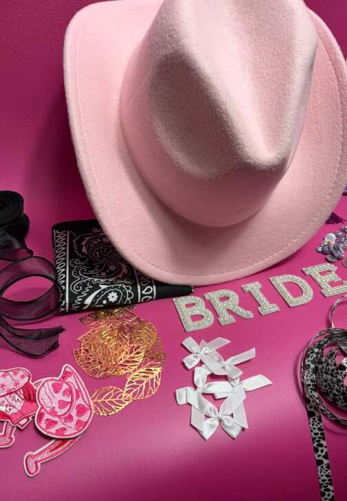 DIY Cowboy Hat Decorating Kit for 6