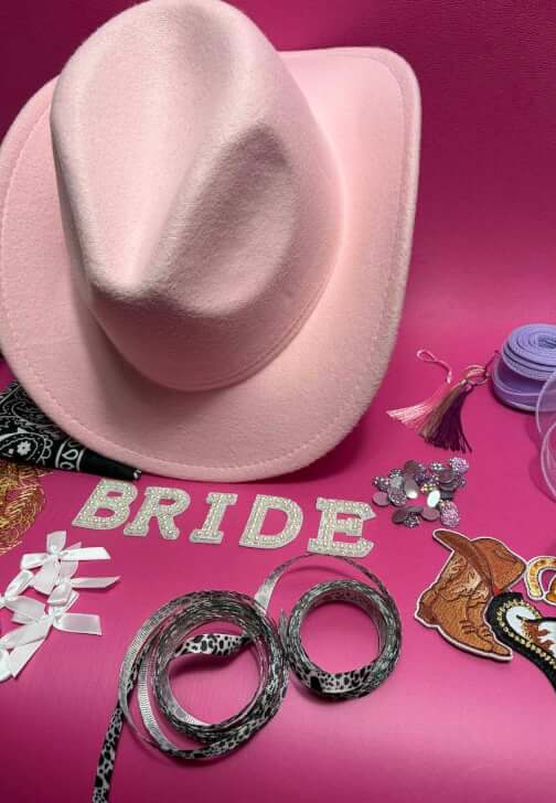 DIY Cowboy Hat Decorating Kit for 6