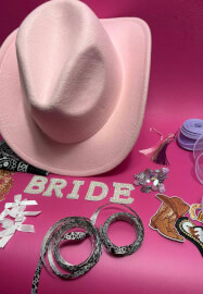 DIY Cowboy Hat Decorating Kit for 6