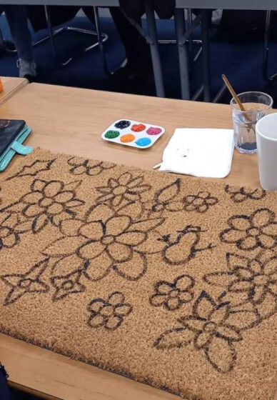 Doormat Painting - Newcastle