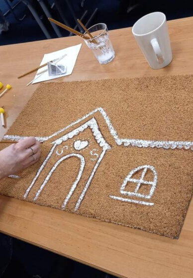 Doormat Painting - Newcastle