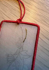 Double-Sided Silk Embroidery Bookmark Workshop for Beginners