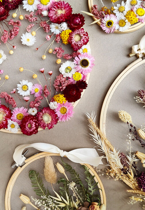 Dried Flower Embroidery Workshop