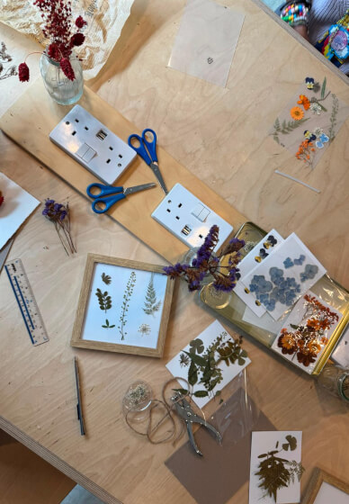Dried Flower Framed Art Workshop