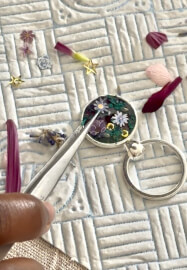 Dried Flower UV Resin Keyring Making Workshop