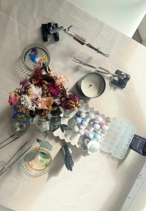 Photo from a floristry class in London