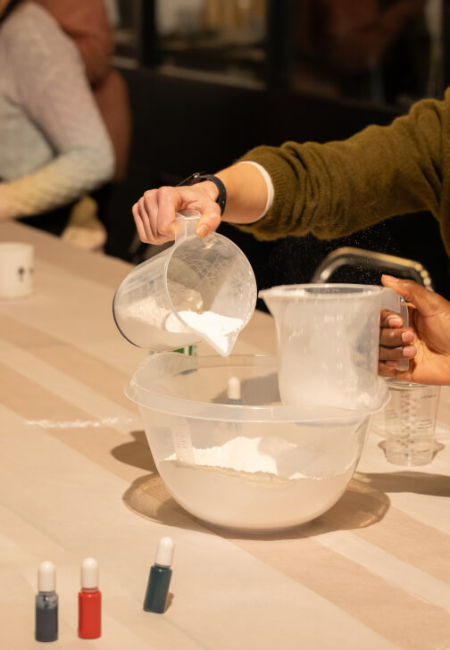Photo from a fluid Art class in Bristol
