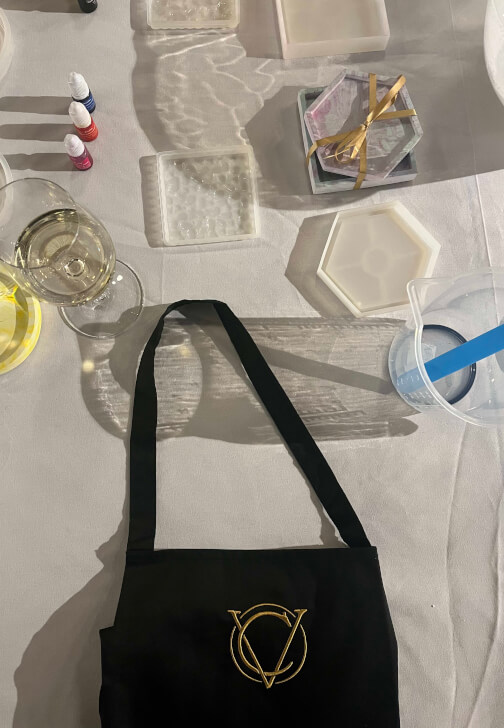 Fluid Art class in Bristol with VC HANDMADE