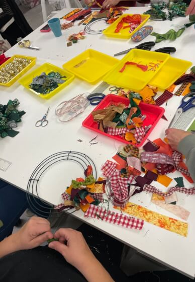 Fabric Wreath Making Workshop