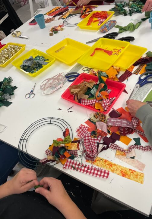 Floristry class in Rochester with The Sew In Group