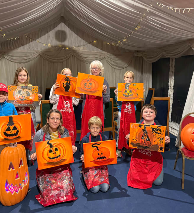 Photo from a painting class in Newbury