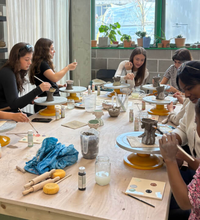 Pottery class in Greenwich