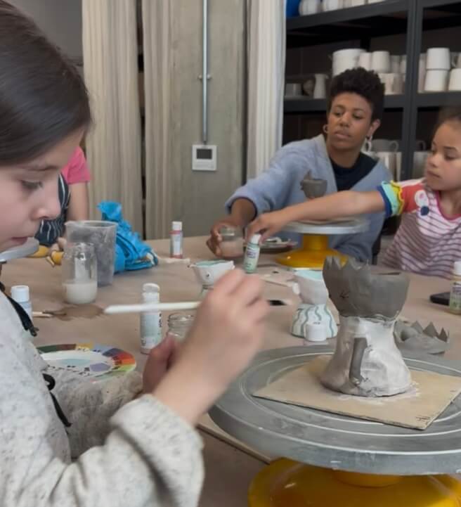 Photo from a pottery class in Greenwich