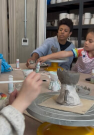 Half Term Family Halloween Pottery Hand-Building Class