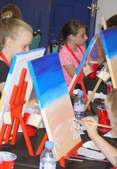 Family Painting Class - Brush Party with Rachael - Wantage