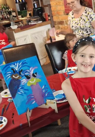 Family Painting Class - Brush Party with Rachael - Wantage
