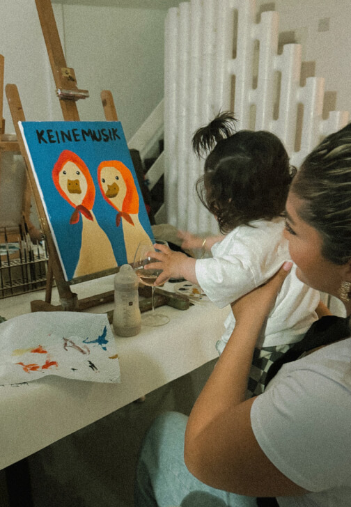 Painting class in Barnet