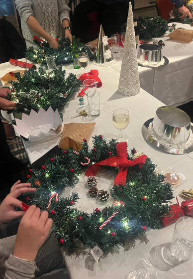 Faux Christmas Wreath Making - Milton Keynes