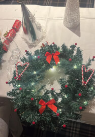 Faux Christmas Wreath Making - Nottingham