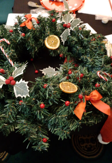 Faux Christmas Wreath Making - Nottingham