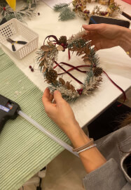 Faux Foliage Wreath Making Workshop