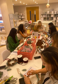 Faux Foliage Wreath Making Workshop