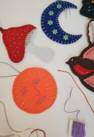 Felt Christmas Decorations Workshop