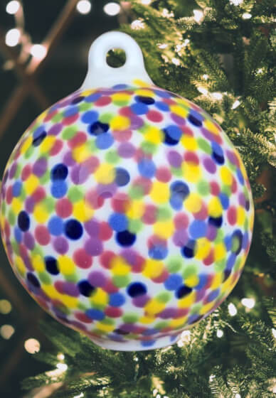 Festive Bauble Paint and Sip Experience