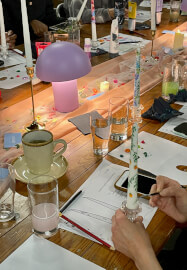 Festive Candle Painting Workshop