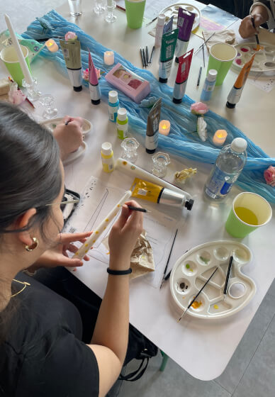 Festive Candle Painting Workshop
