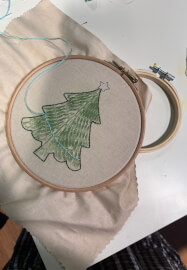 Festive Embroidery and Fabric Printing Class