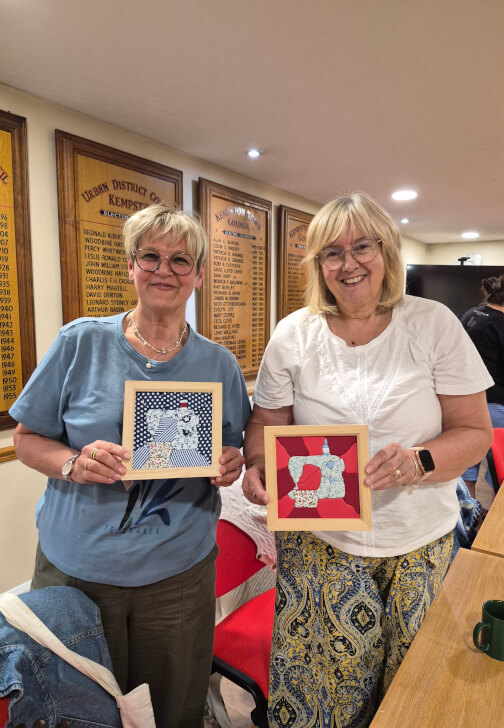 Textiles class in Roxton with Viviana Perestrelo
