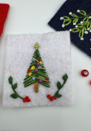 Festive Glass Frame Embroidery Workshop