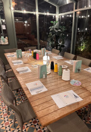 Festive Glass Frame Embroidery Workshop