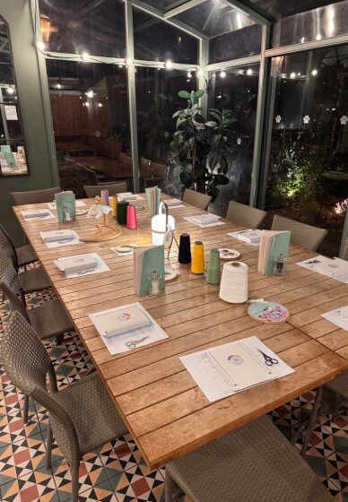 Festive Glass Frame Embroidery Workshop