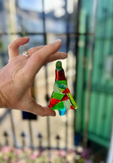 Festive Glass Fusing Craft Café Class for Groups